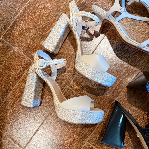 Lot Bundle Designer Heels Vince Steve Madden Sam Edelman Mules Sandals Platforms - Picture 2 of 7